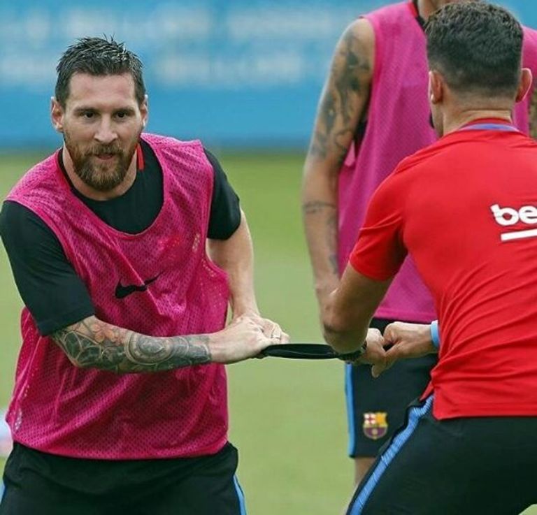 ميسي وسواريز ونيمار