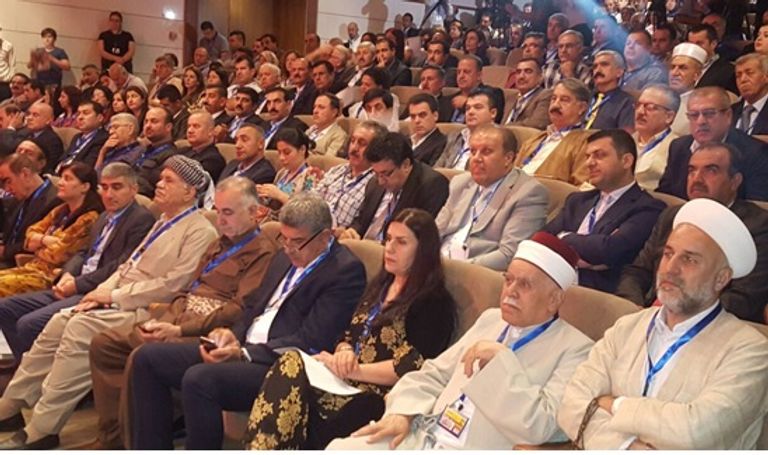 جانب من الأعمال التحضيرية للمؤتمر نقلا عن وسائل إعلام عراقية