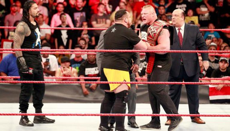 أنجل وليسنر وهايمان ورينز وجو على الحلبة