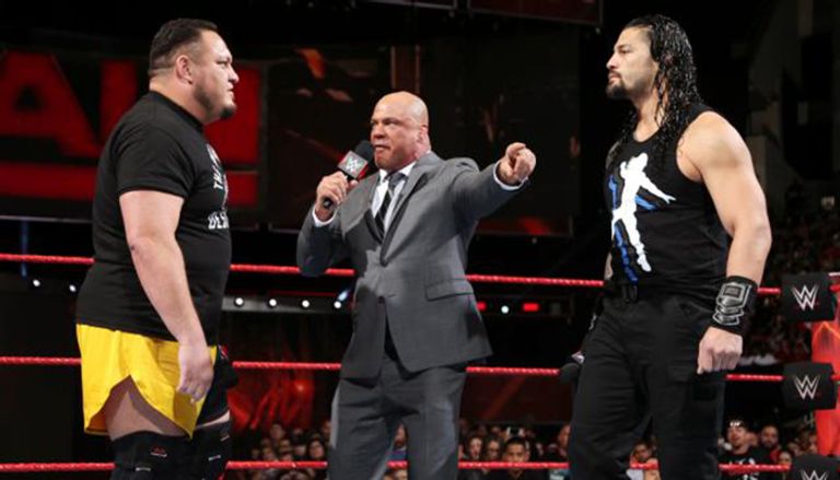 أنجل وليسنر وهايمان ورينز وجو على الحلبة