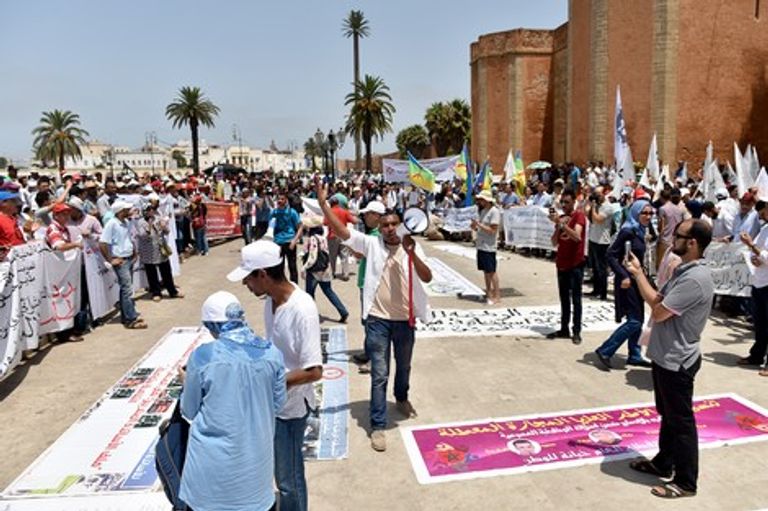 احتجاجات الرباط