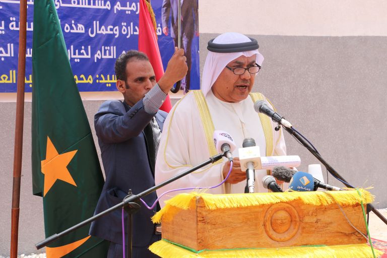 افتتاح توسعة مستشفى الشيخ زايد في نواكشوط