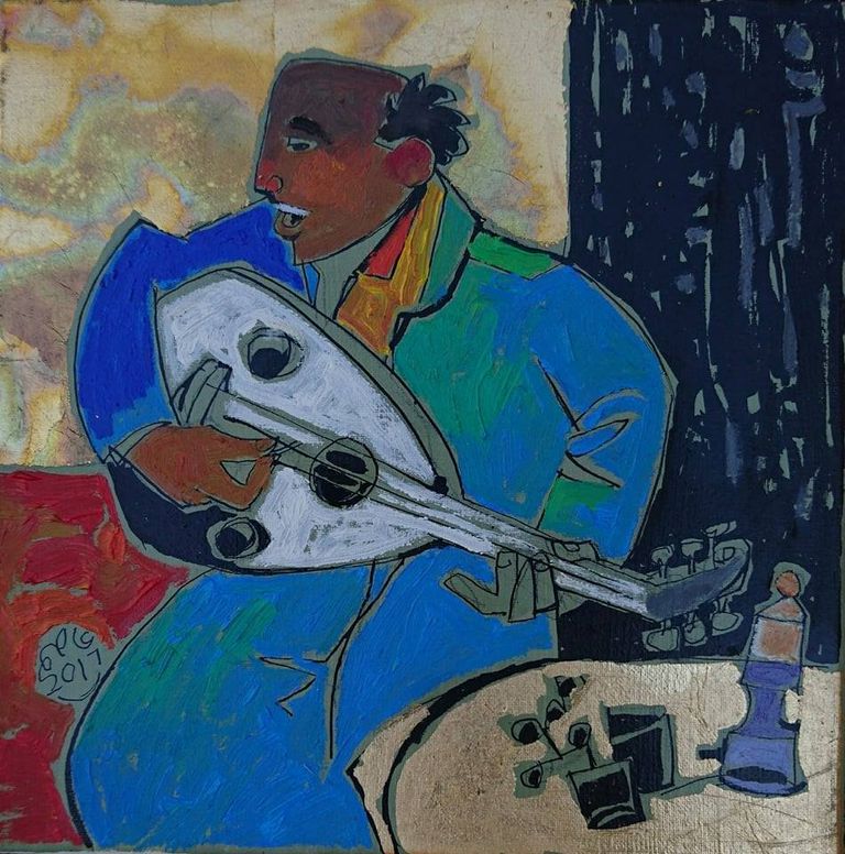  من أعمال الفنان عاصم عبدالفتاح