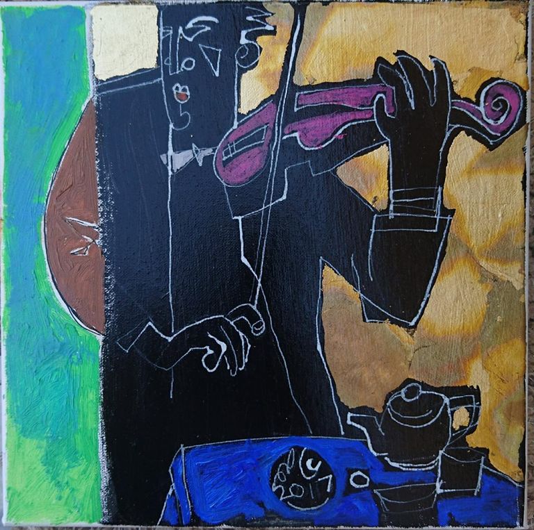  من أعمال الفنان عاصم عبدالفتاح