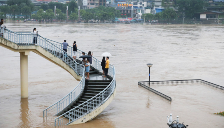 فيضانات تضرب شرق الصين