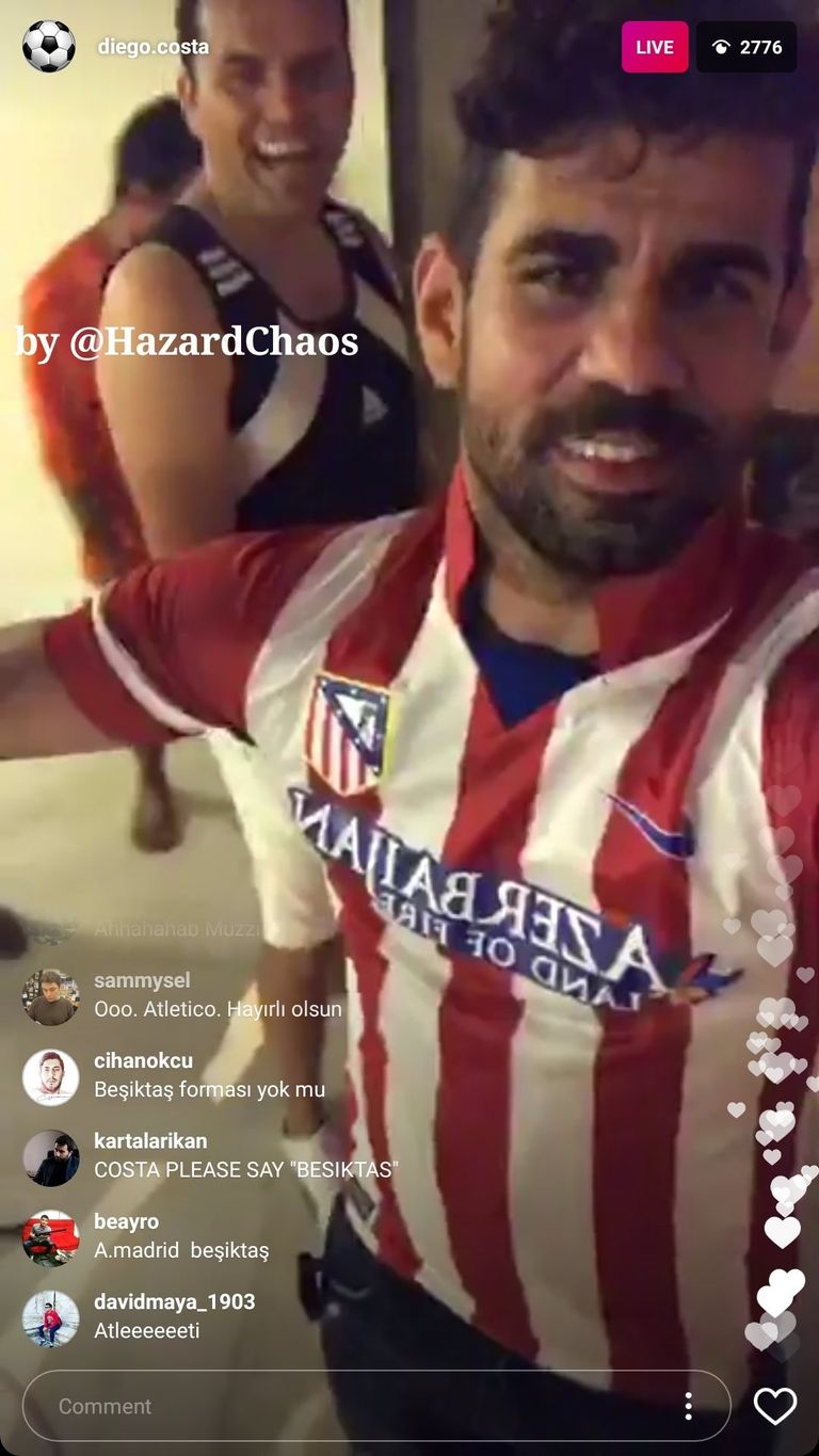 دييجو كوستا مهاجم تشيلسي