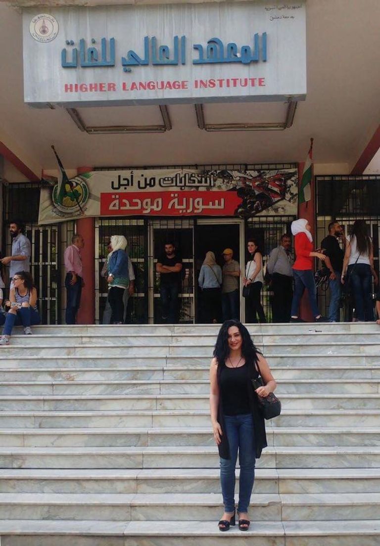 الفنانة سلاف فواخرجي
