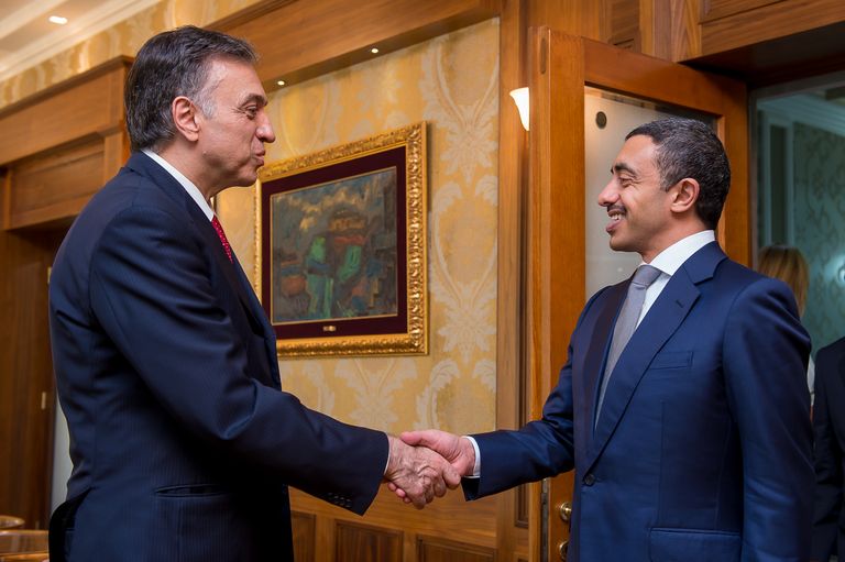 الشيخ عبدالله بن زايد آل نهيان وفيليب فويانوفيش