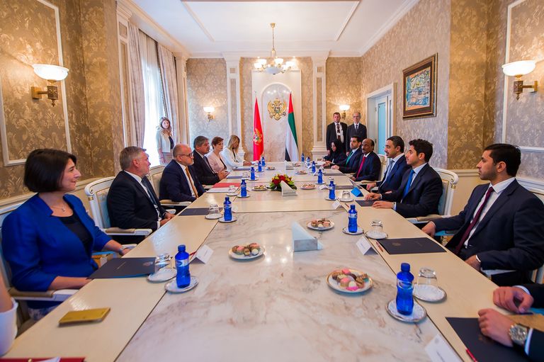  الشيخ عبدالله بن زايد آل نهيان وسردجان دارمانوفيج