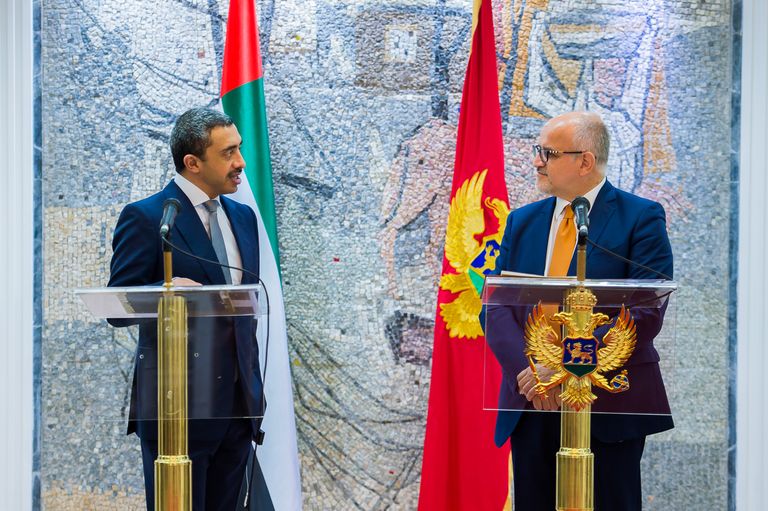  الشيخ عبدالله بن زايد آل نهيان وسردجان دارمانوفيج