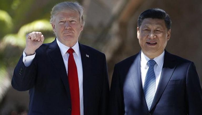 الرئيس الأمريكي دونالد ترامب ونظيره الصيني