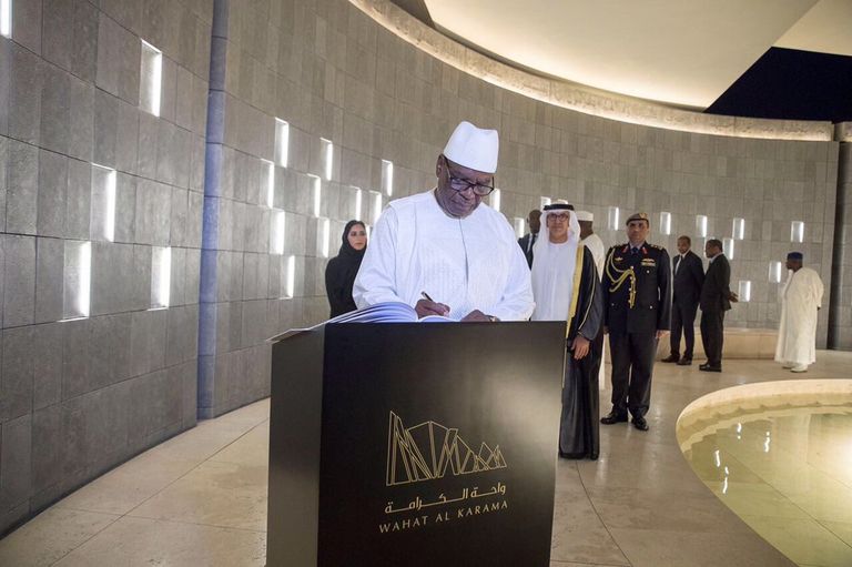 زيارة رئيس جمهورية مالي إلى واحة الكرامة