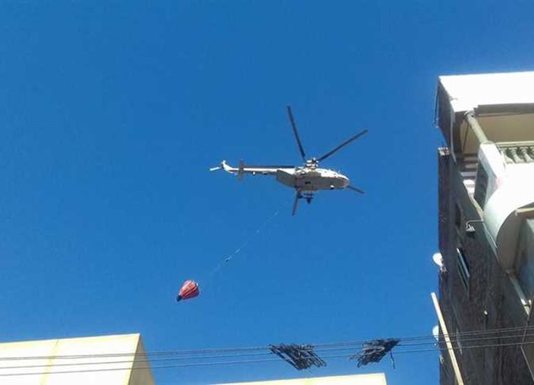 صورة من موقع الحريق