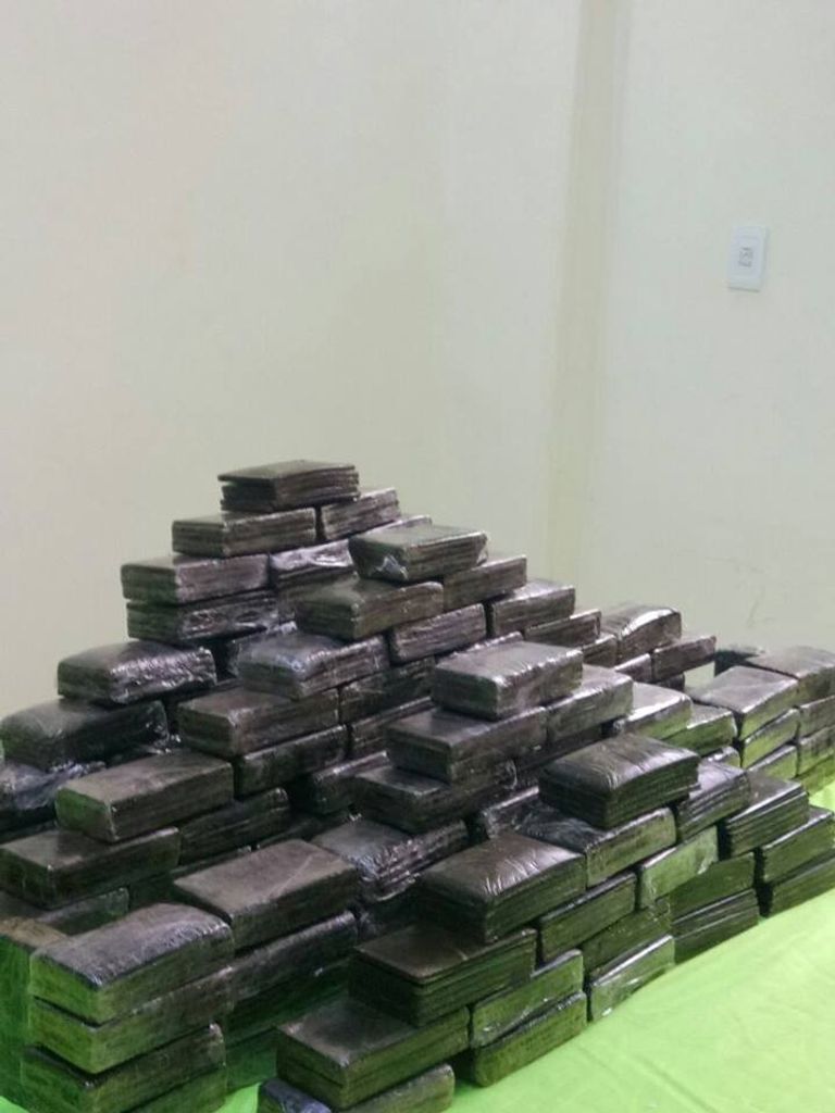 جانب من المضبوطات التي نشرها المتحدث العسكري المصري