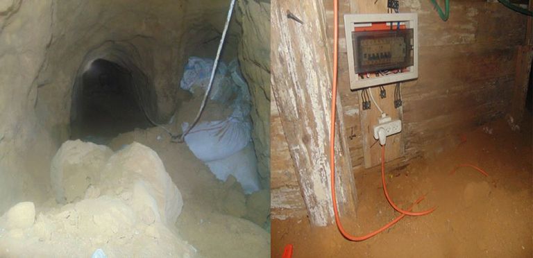 جانب من المضبوطات التي نشرها المتحدث العسكري المصري