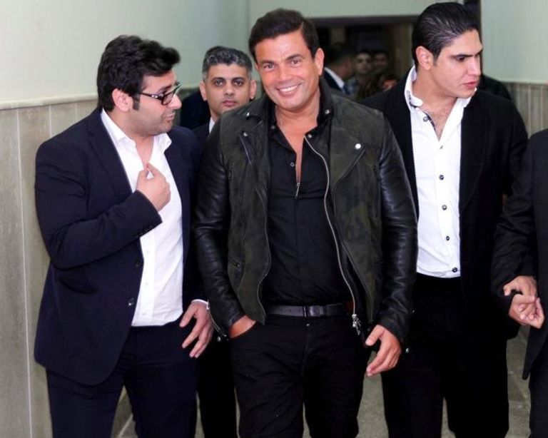 عمرو دياب ووليد منصور