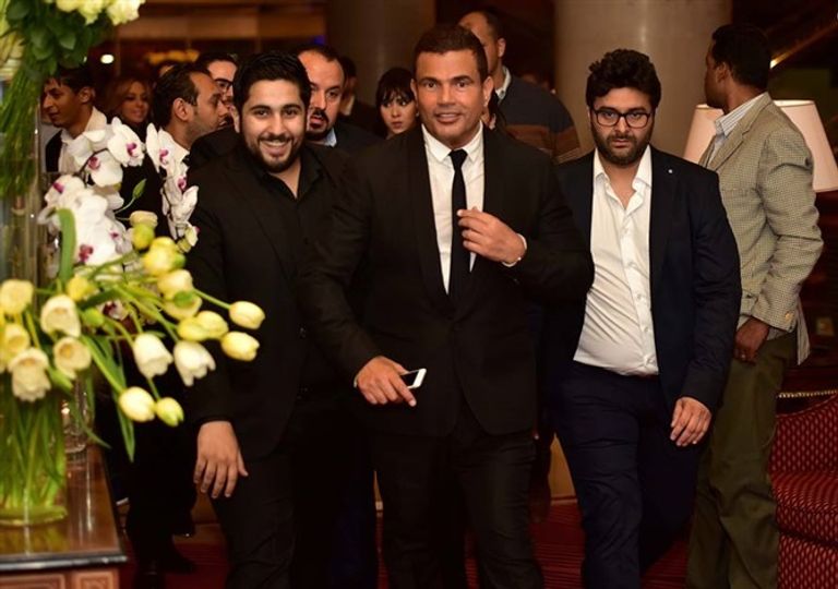 عمرو دياب ووليد منصور