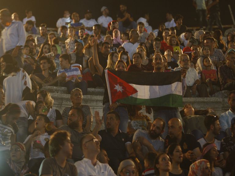 جانب من فعاليات مهرجان جرش الأردني