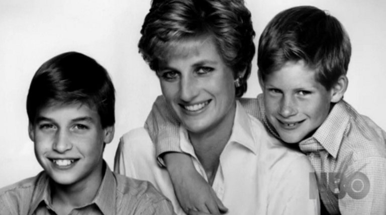 ديانا مع الأمير هاري