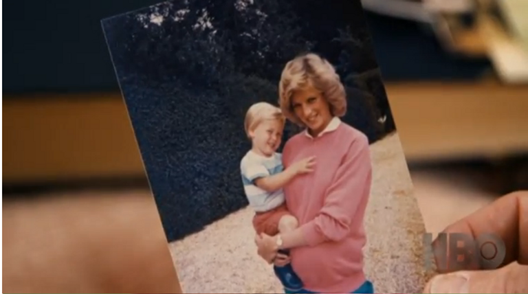 ديانا مع الأمير هاري