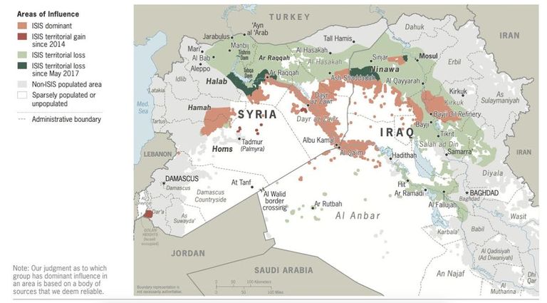 الحساب الرسمي للتحالف ضد داعش يعلن خسائر التنظيم
