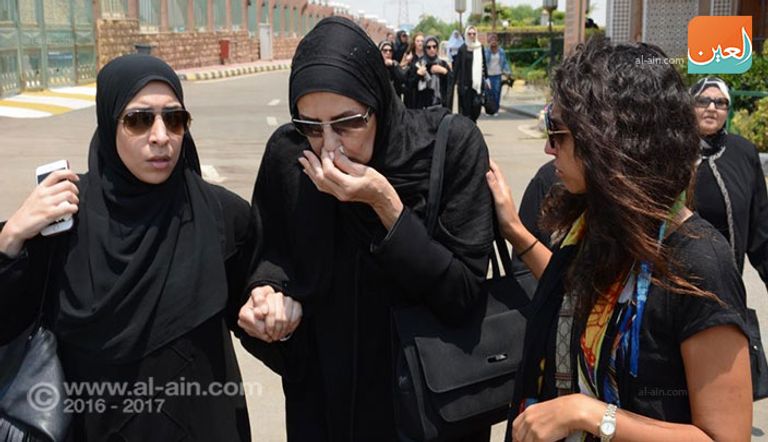 تشييع جنازة الفنان عمرو سمير من مسجد الشرطة بأكتوبر