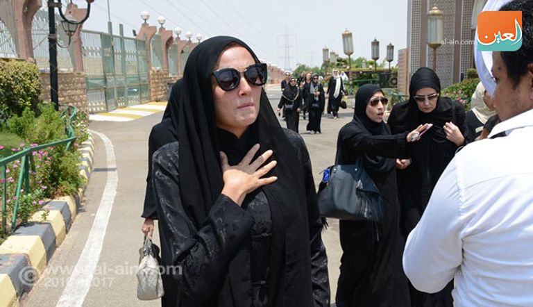 تشييع جنازة الفنان عمرو سمير من مسجد الشرطة بأكتوبر