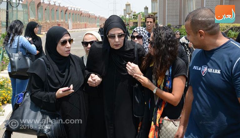 تشييع جنازة الفنان عمرو سمير من مسجد الشرطة بأكتوبر