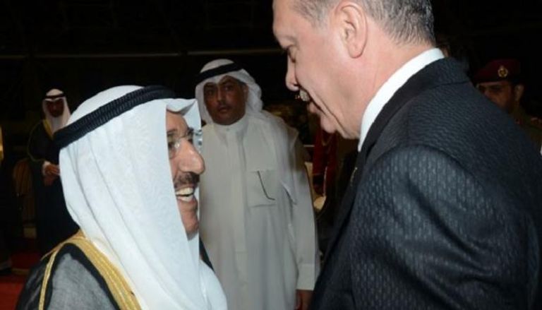أمير الكويت والرئيس التركي 