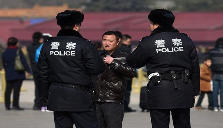 عناصر تابعة لشرطة بكين