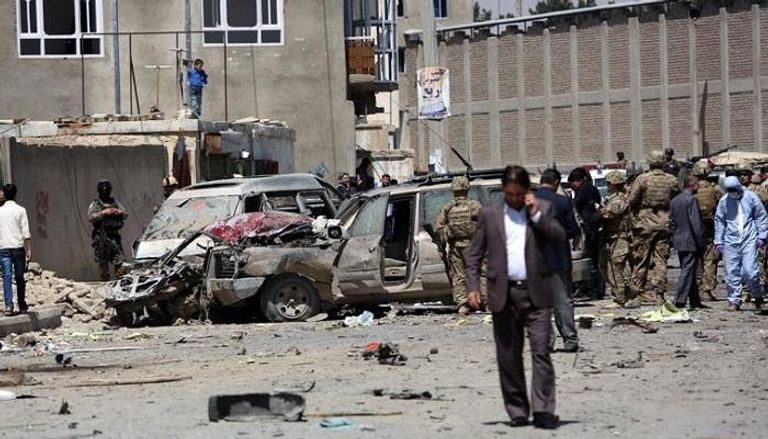 تفجير سابق لسيارة ملغومة في كابول 