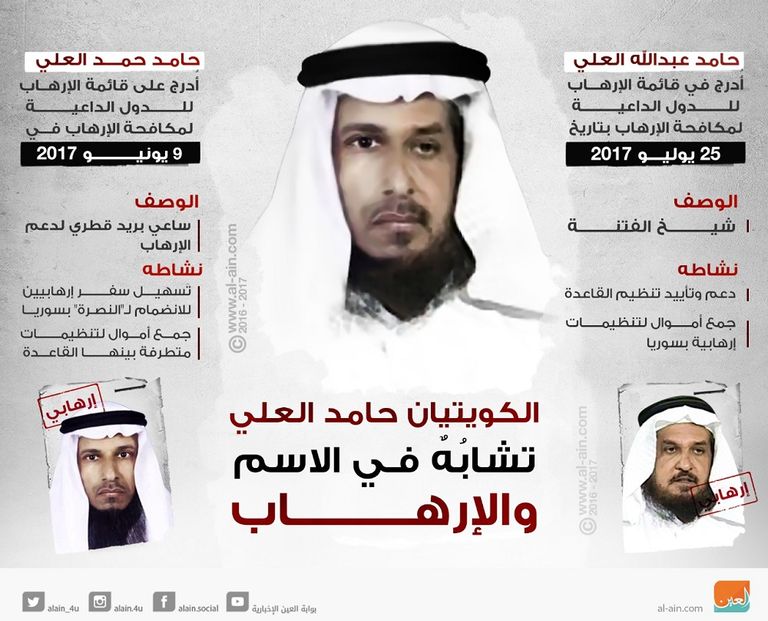 حامد حمد العلي وحمد عبدالله العلي..كويتيان جمعهما الاسم والإرهاب