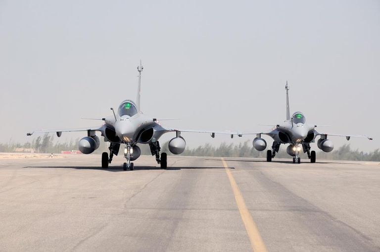 طائرتان رافال انضمتا للجيش المصري