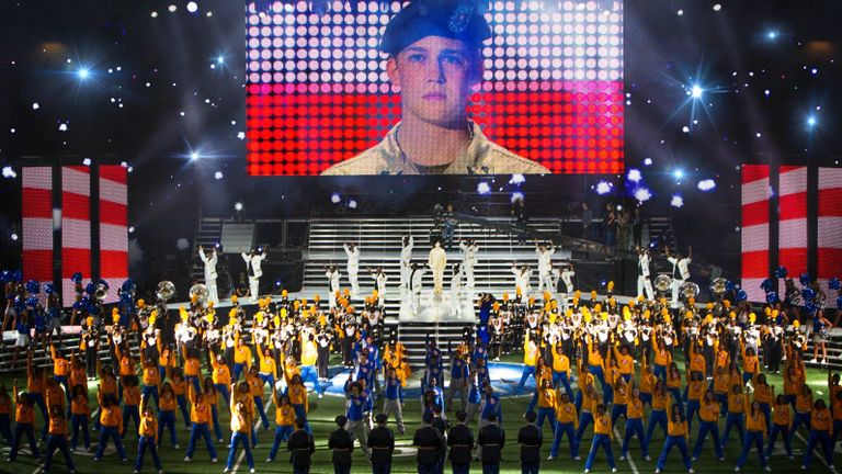 مشهد من فيلم Billy Lynn's Long Halftime Walk