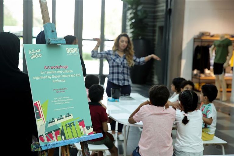 دبي للثقافة تنظم ورشا إبداعية للأطفال