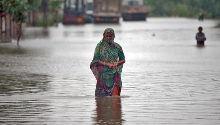 الفيضانات تدمر قرى ومدنا بولاية راجستان الهندية