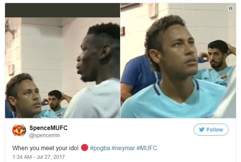 بوجبا ونيمار