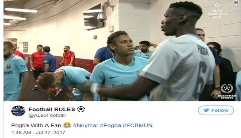 بوجبا ونيمار