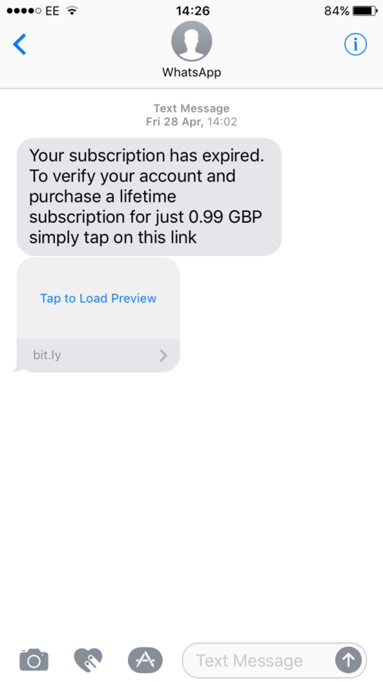 الرسائل الوهمية تعرضك للخطر