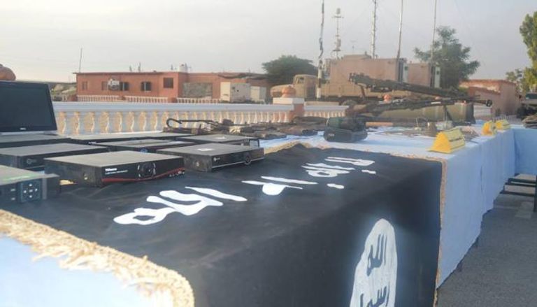 أجهزة إلكترونية واتصالات خاصة بعناصر الإرهاب في سيناء