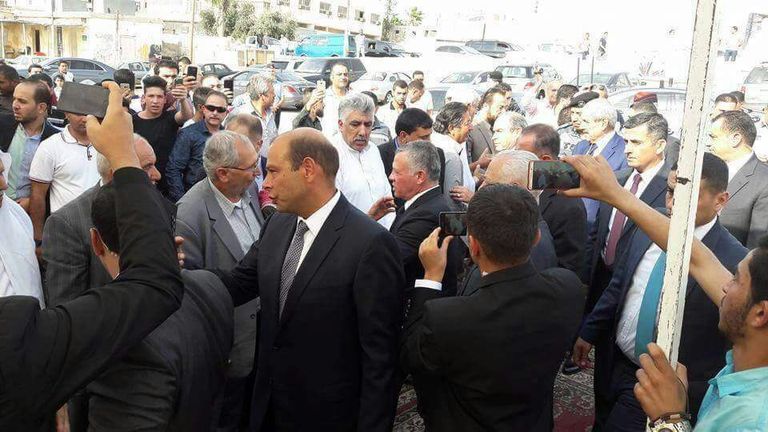 العاهل الأردني يقدم العزاء في قتيل السفارة الإسرائيلية