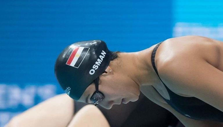 المصرية فريدة عثمان تدخل تاريخ بطولة العالم للسباحة