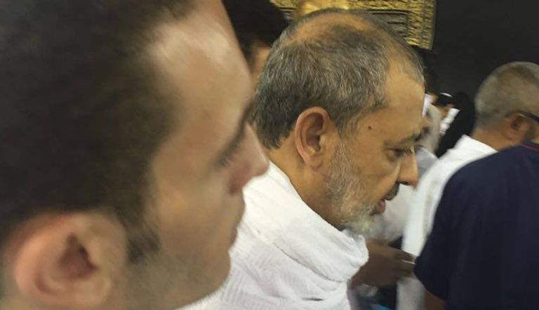 ِشيخ الأزهر أثناء تأدية مناسك العمرة