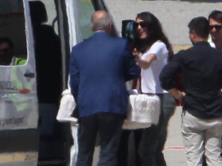 جورج كلوني وزوجته أمل