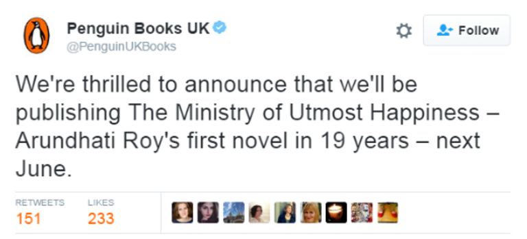 حازت سوزانا أرونداتي روي جائزة مان بوكر عام 1997