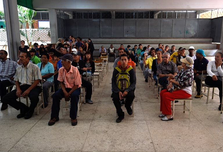 جانب من انتخابات الجمعية التأسيسية فى فنزويلا