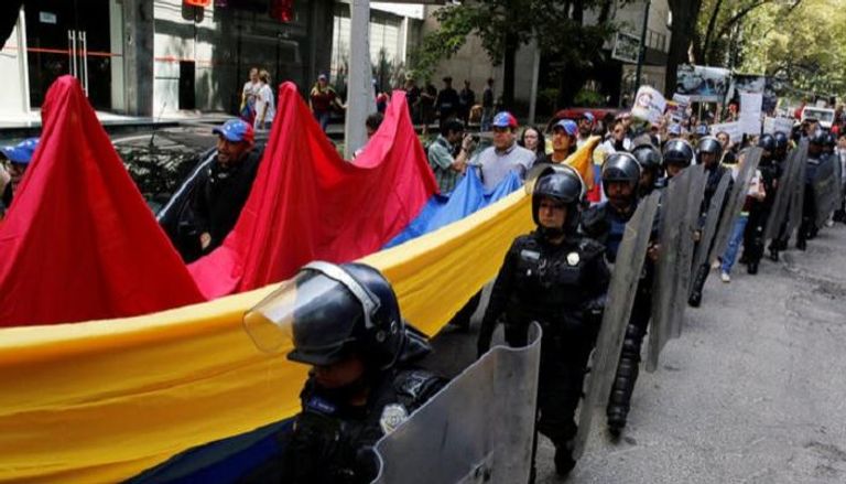 محتجون في فنزويلا ضد انتخابات الجمعية التأسيسية