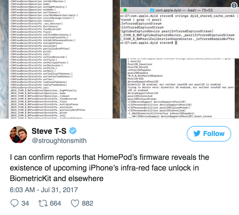 "مكبر صوت" يكشف عن سر وجود تقنية بصمة الوجه في آيفون ٨ 