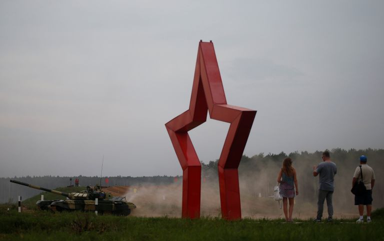 الجيش الروسي يحطم الرقم القياسي للصين في مسابقة الألعاب العسكرية 2017