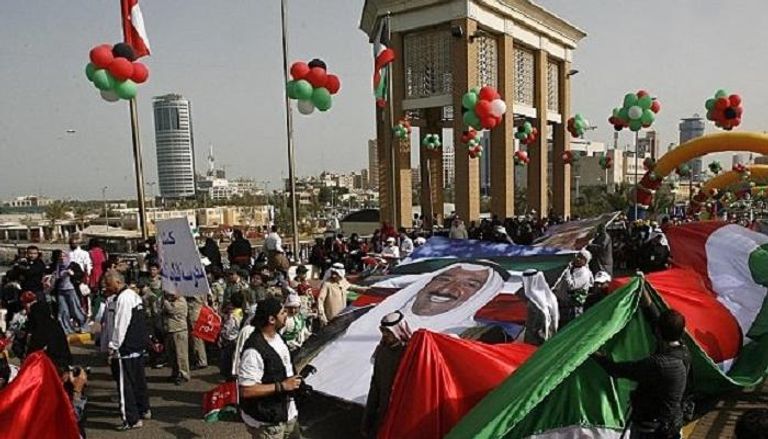 مشهد من احتفالات كويتية بذكرى التحرير "صورة أرشيفية"